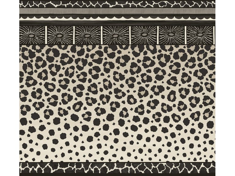 Cole & Son WP: Ardmore Zulu Border 109/13061.CS.0 Black & White