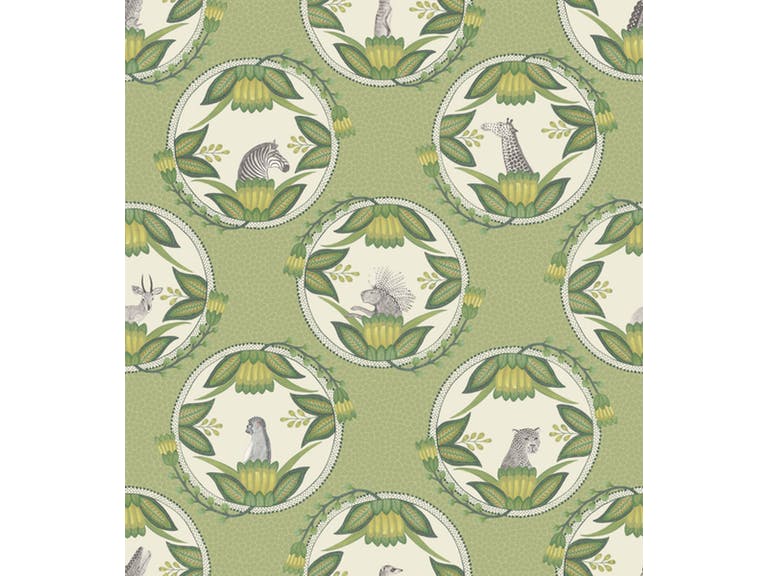 Cole & Son WP: Ardmore Cameos 109/9042.CS.0 Green