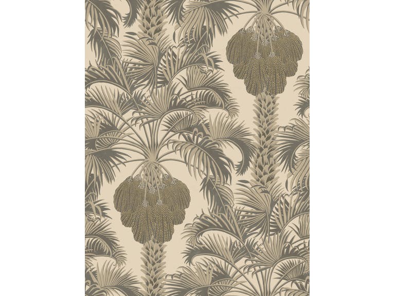 Cole & Son WP: Martyn Lawrence Bullard Hollywood Palm 113/1003.CS.0 Silver & Charcoal