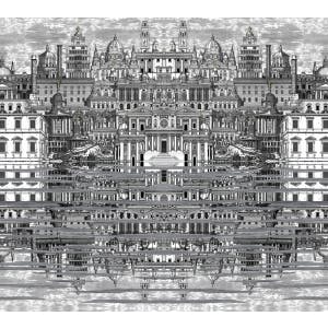 Cole & Son WP: Fornasetti Riflesso 114/20040.CS.0 Black/White