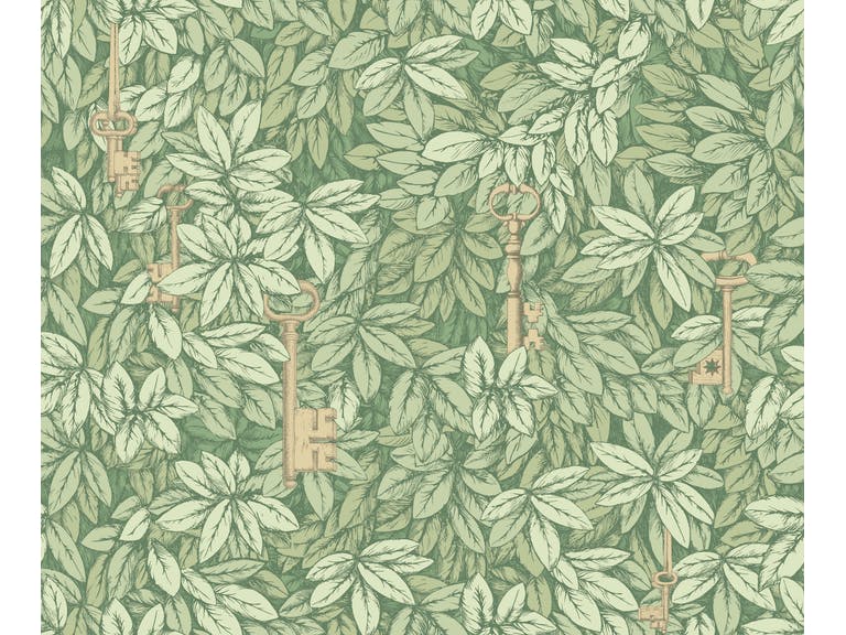 Cole & Son WP: Fornasetti Chiavi Segrete 114/9018.CS.0 Olive
