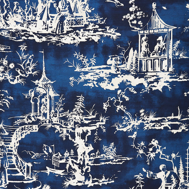 Scalamandre: Summer Palace SC 0003 16561 Indigo