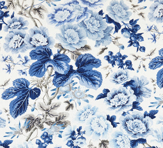 Scalamandre: Highgrove Linen Print SC 0004 16595 Porcelain