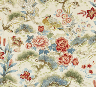 Scalamandre: Shenyang Linen Print SC 0004 16601 Sandalwood