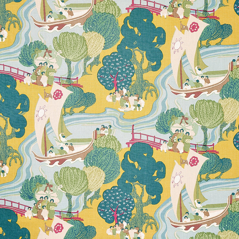 Schumacher: Pearl River 173066 Yellow