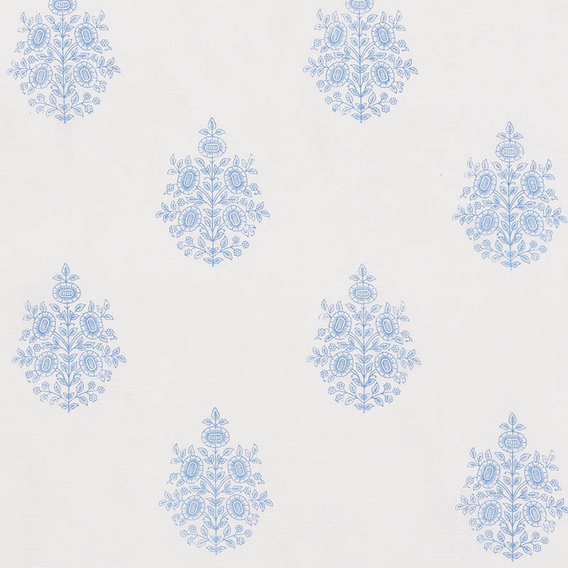 Schumacher: Asara Flower Sheer 178372 Blue