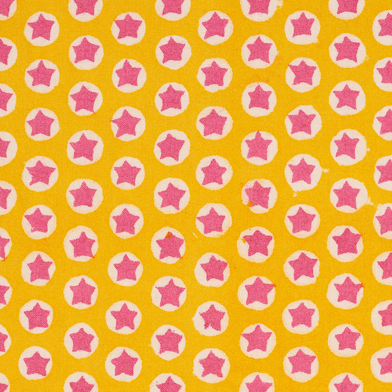 Molly Mahon for Schumacher: Tuk Tuk Hand Block Print 179221 Yellow