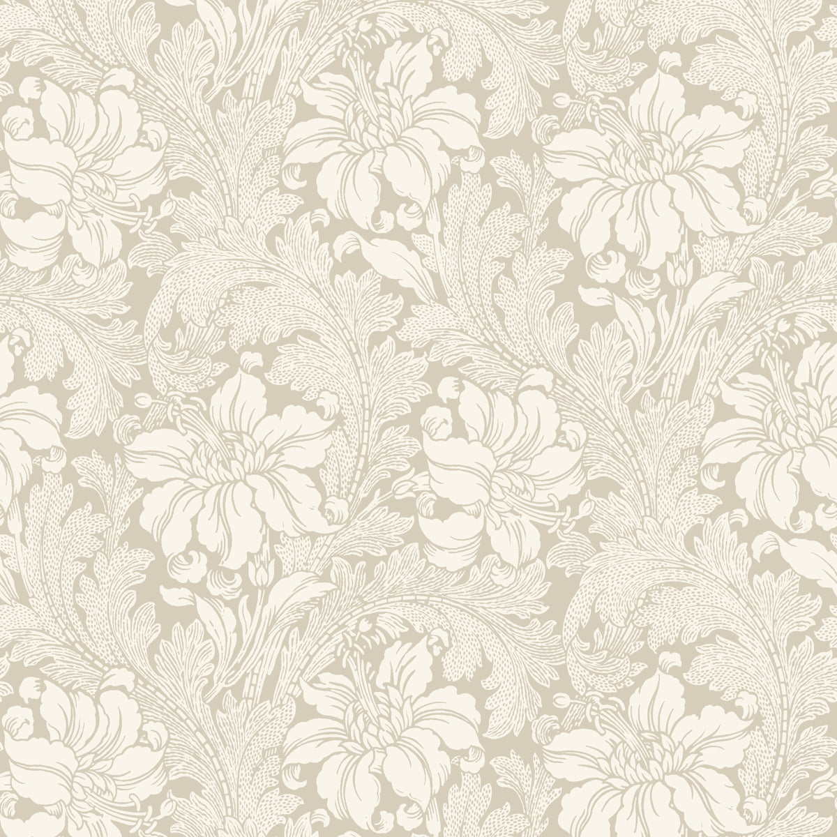 Schumacher: Acanthus Garden 2011 Stone