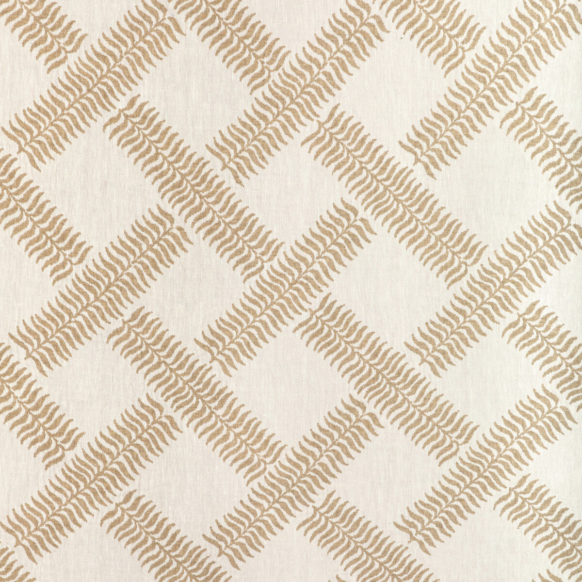 LEE JOFA GARDEN TRELLIS WEAVE SAND – Designer Fabrics USA