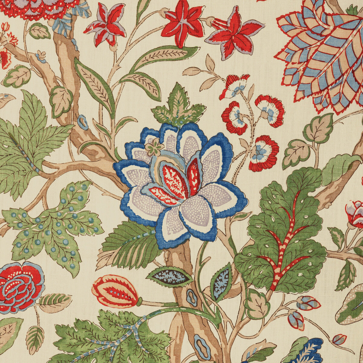 LEE JOFA HAZELWOOD PRINT MULTI - Designer Fabrics USA