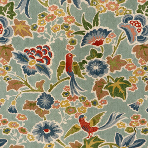 Lee Jofa: Posy Print 2023142.353.0 Aqua/Ivy