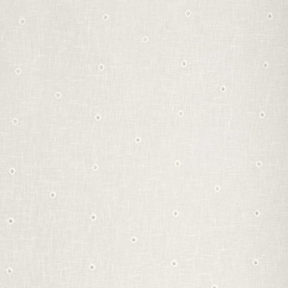 LEE JOFA EYELET SHEER WHITE