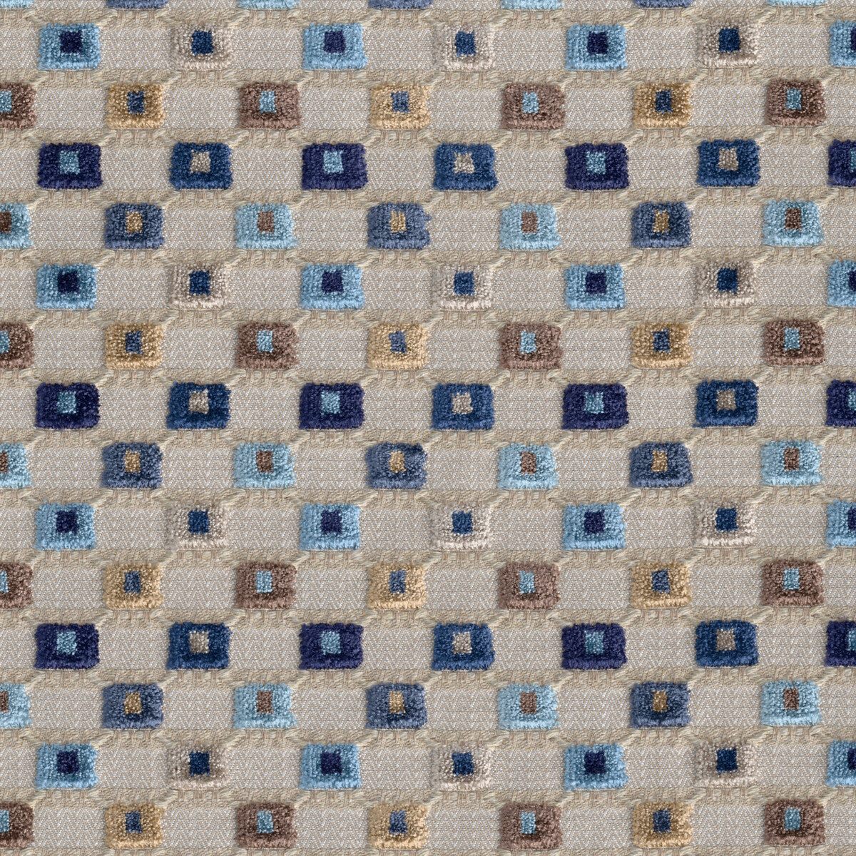 LEE JOFA LISBON VELVET BLUE MULTI