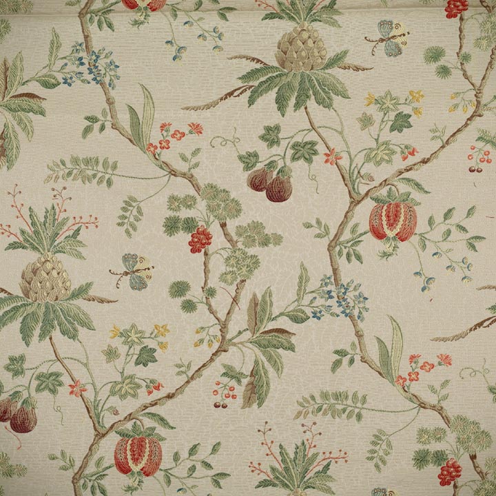 Scalamandre: La Perouse CL 0001 26148 Multi on Ivory