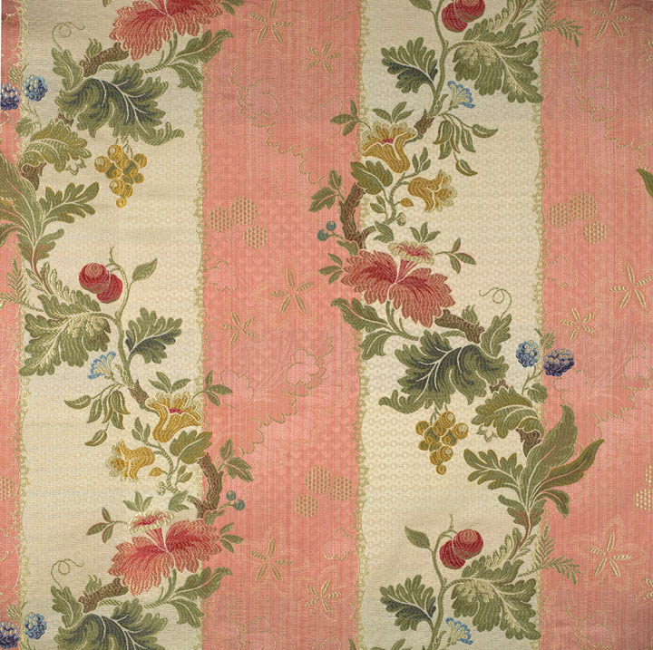 Scalamandre: Villa Lante Stripe CL 0006 26401 Multi on Rose