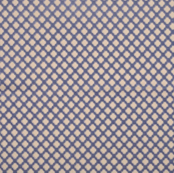 Scalamandre: Pomfret Silk SC 0005 26692 Blue on Beige