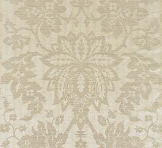 Scalamandre: Metalline Damask SC 0001 27136 Champagne