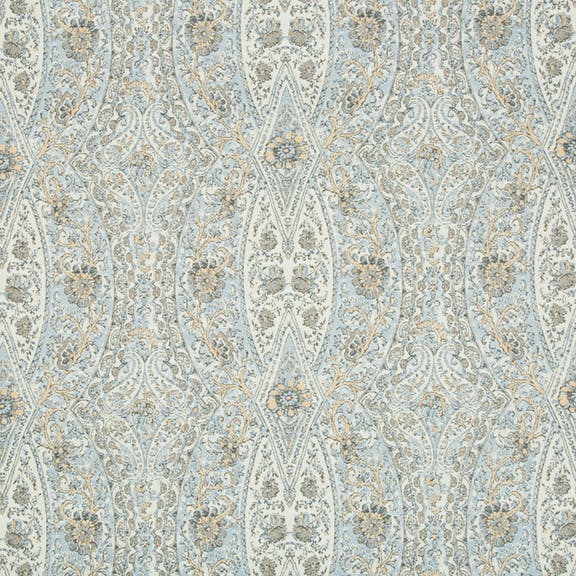 Kravet: 34760.54.0 Blue/Yellow/White
