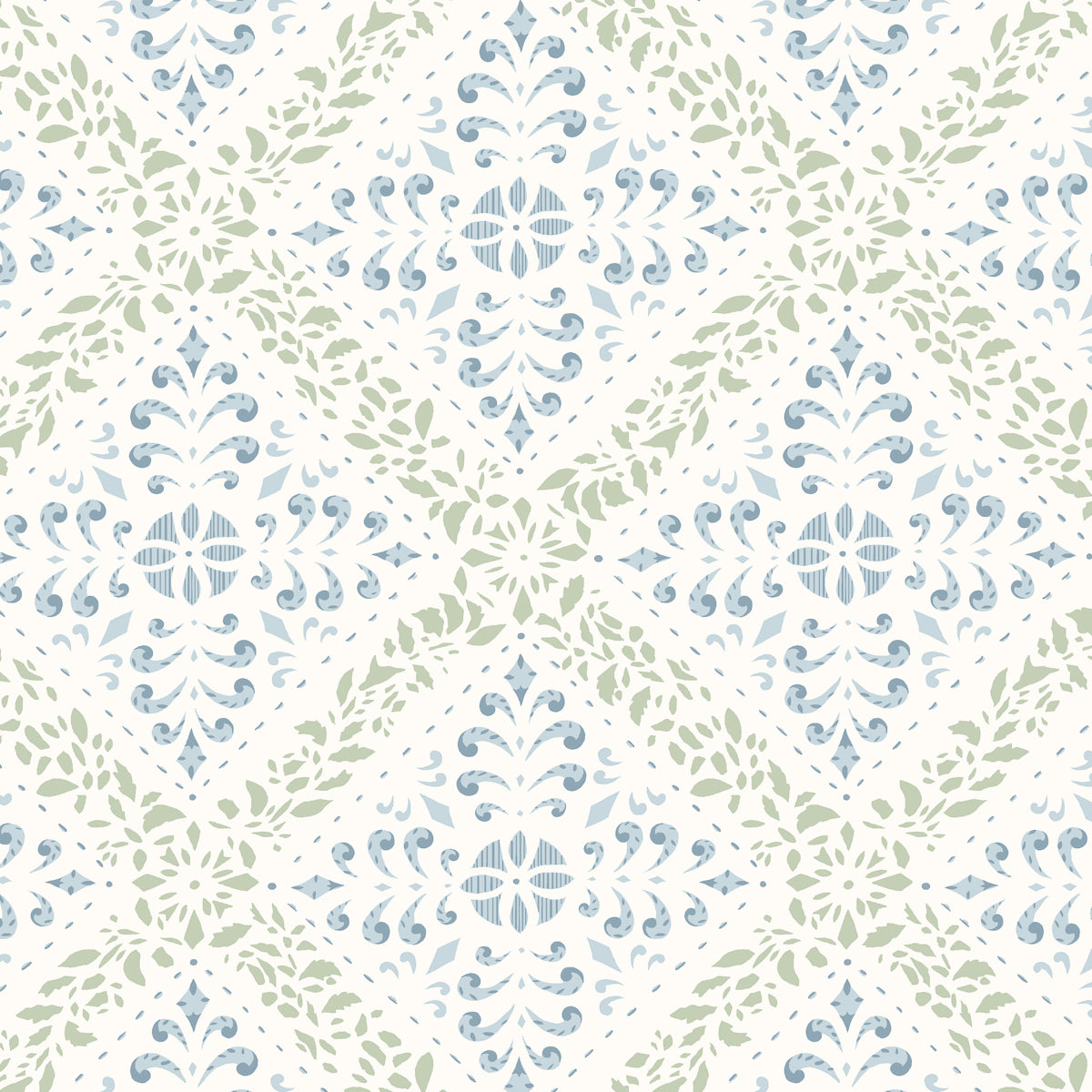 Schumacher WP: Nyborg 4516 Blue & Green