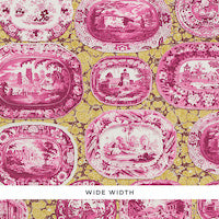 Schumacher: Modern Toile WP 5010423 Pink & Black