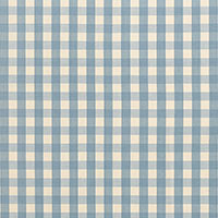Schumacher: Elton Cotton Check 63058 Chambray
