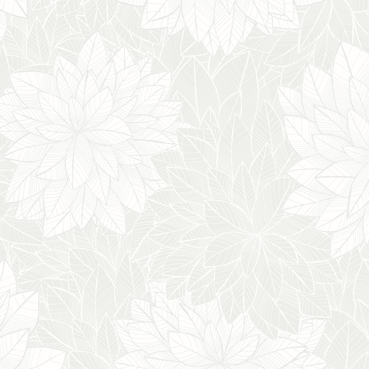 Schumacher WP: Foliage 7186 White