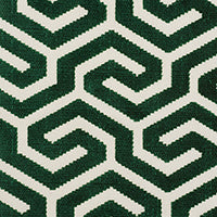 Schumacher: Ming Fret Velvet 73103 Emerald