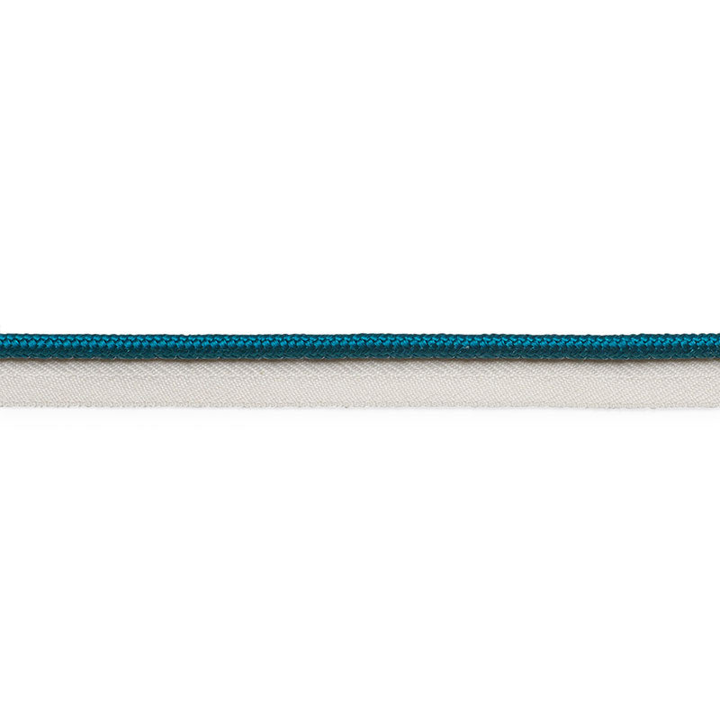 Schumacher: Gustave Silk Lip Cord Medium 74547 Peacock