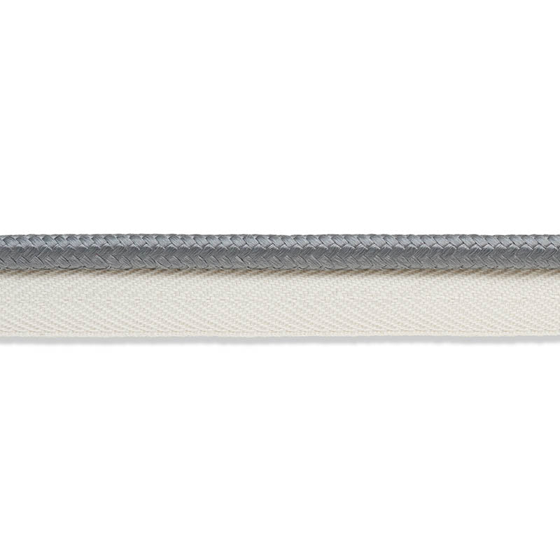 Schumacher: Gustave Silk Lip Cord Medium 74553 Grey