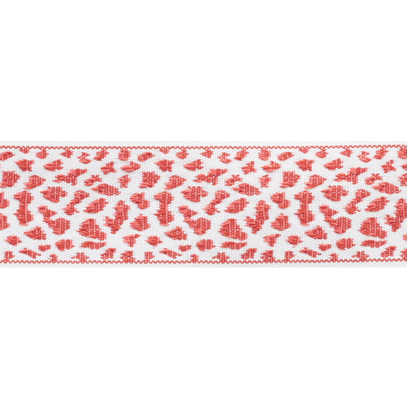 Schumacher: Leopard Tape Indoor/Outdoor 75853 Red