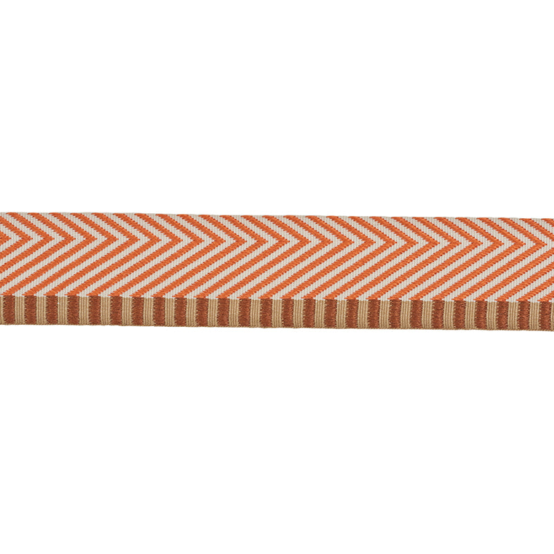 Schumacher: Chevron Twill Tape 76112 Orange