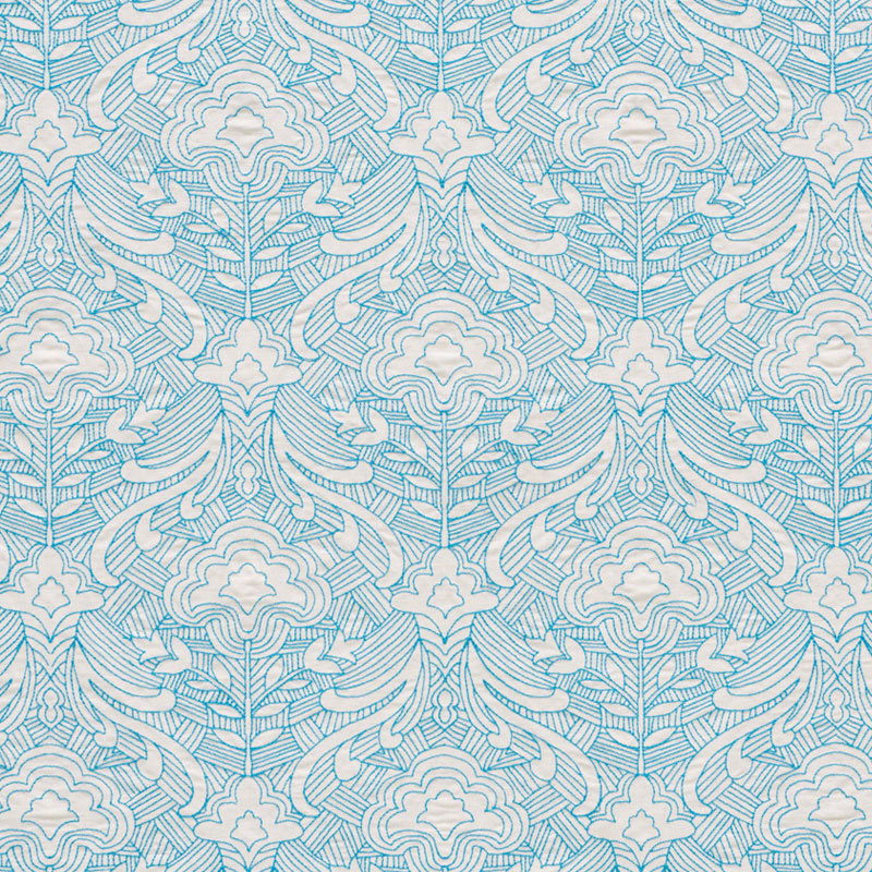 Schumacher: Hendrix Embroidery 76160 Blue
