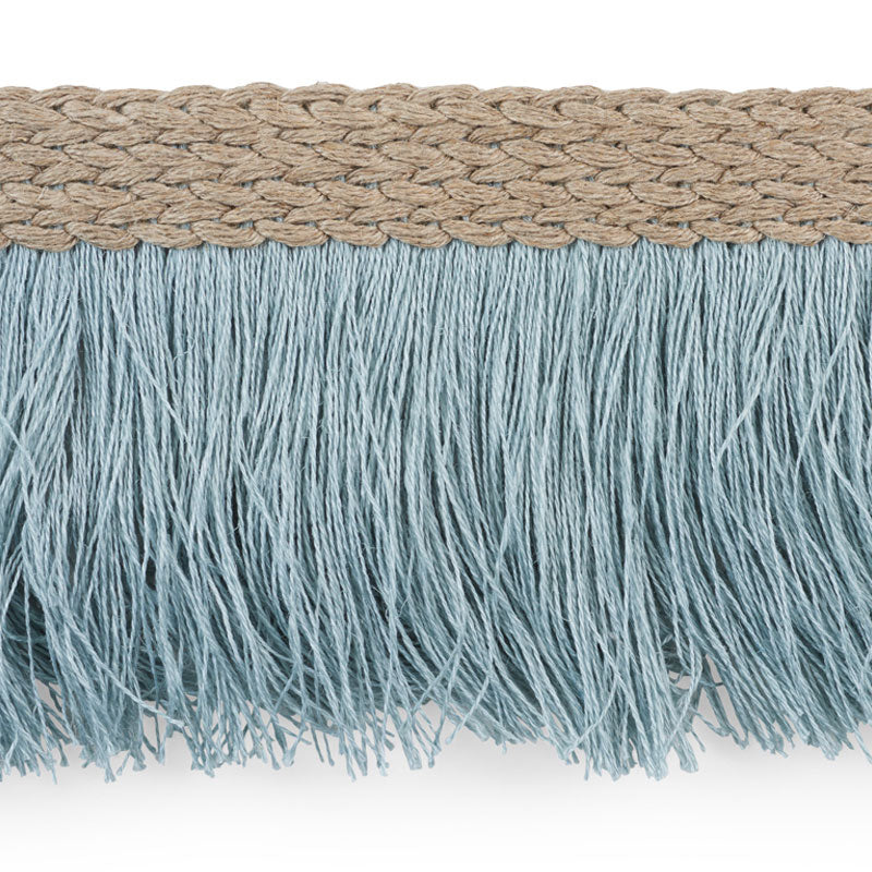 Schumacher: Braided Linen Fringe 76260 Sky