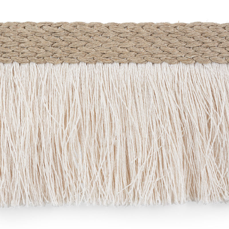 Schumacher: Braided Linen Fringe 76264 Ivory