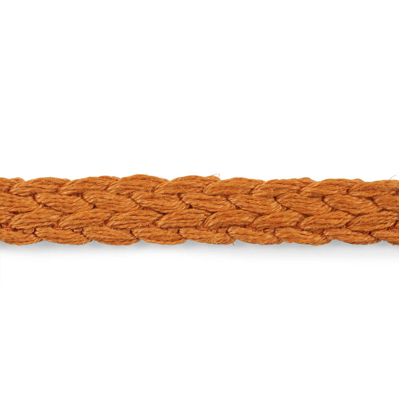 Schumacher: Braided Linen Tape Narrow 76272 Orange