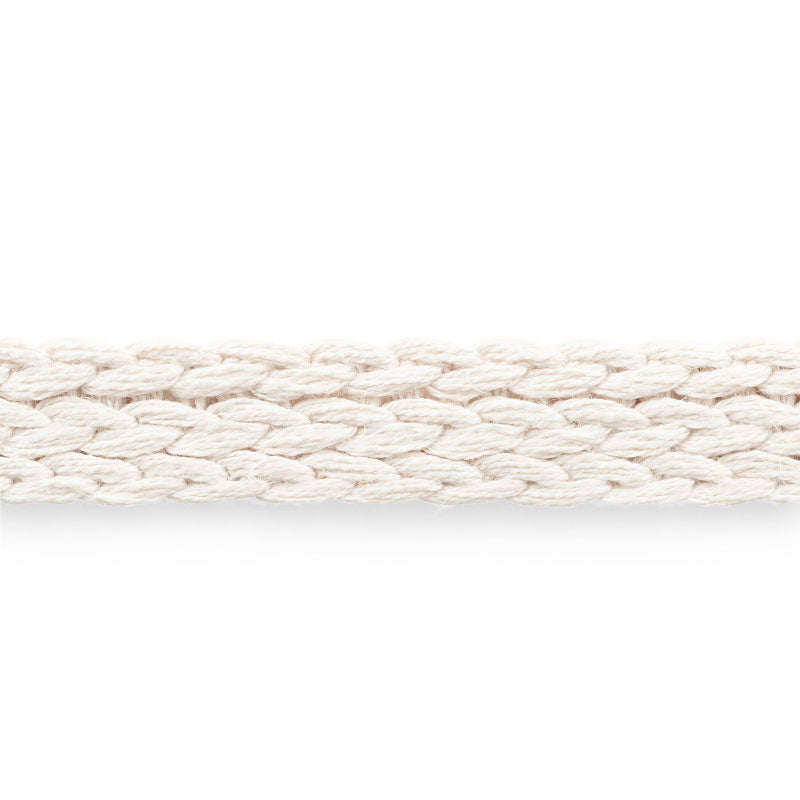 Schumacher: Braided Linen Tape 76285 Ivory