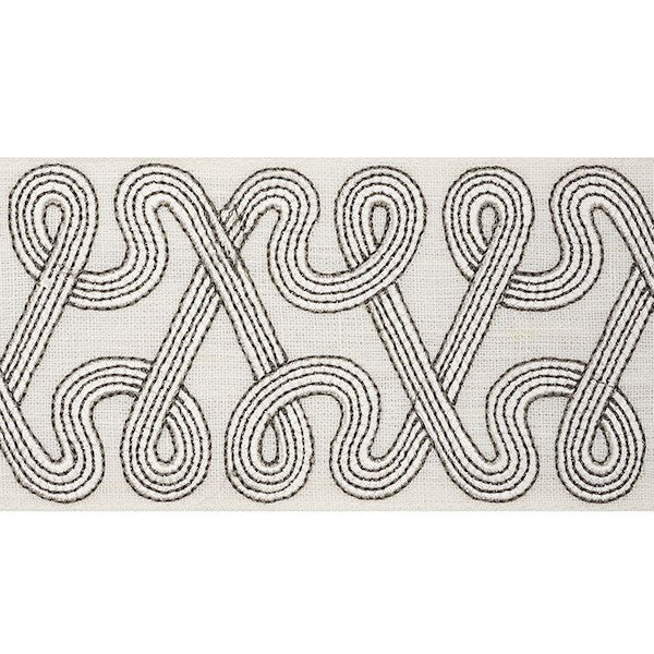 Schumacher: Freeform Embroidery Tape 76730 Dove