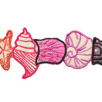 Schumacher: Sea Treasures Tape 77261 Pink