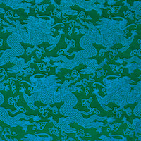 Schumacher: Ruan Dragon Damask 78100 Emerald