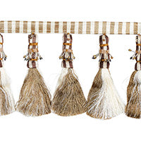 Schumacher: Antony Tassel Trim 79602 Natural & Ivory