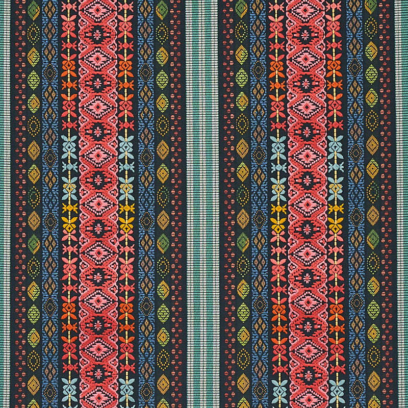 Schumacher: Cosima Embroidery 79681 Carbon Multi