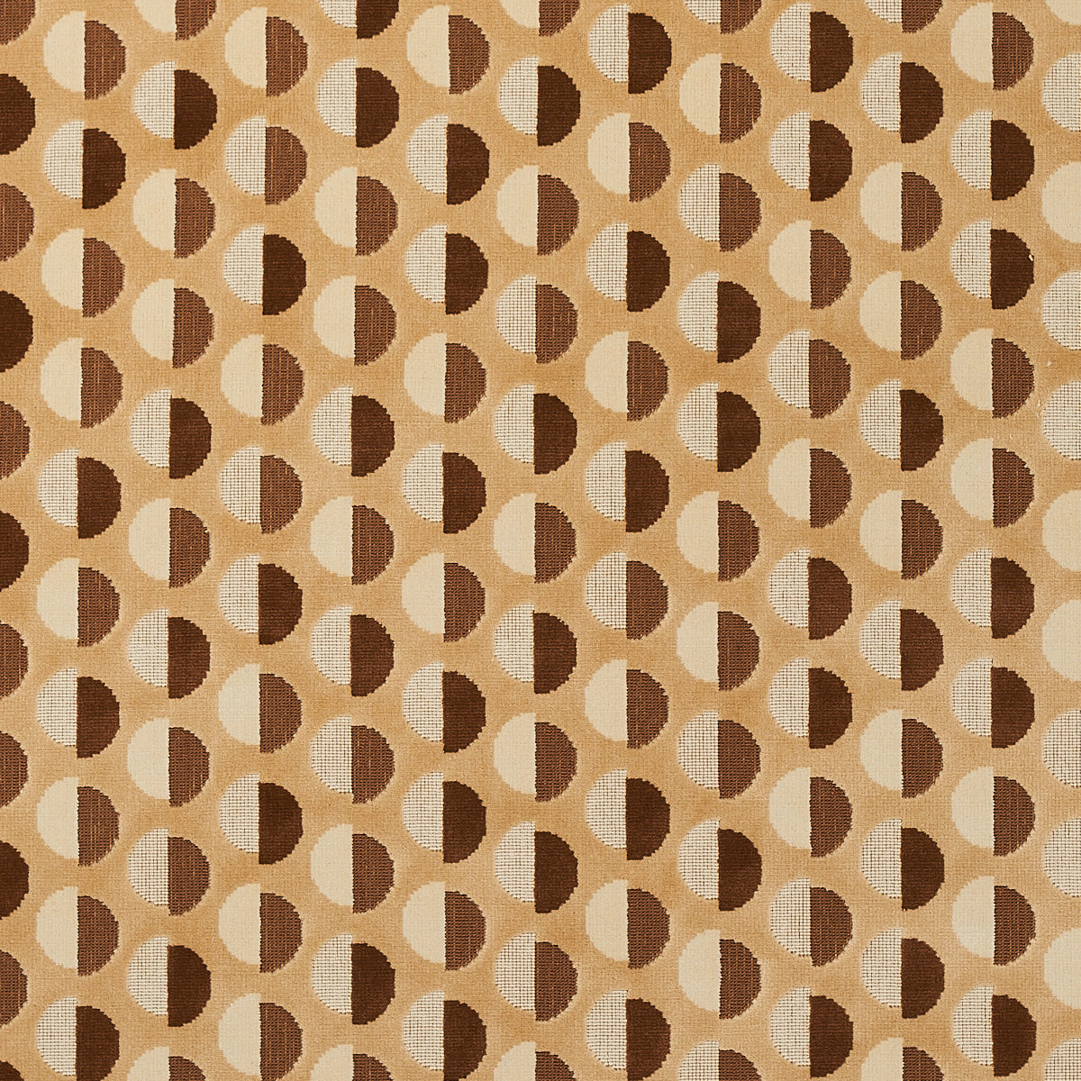 Schumacher: Half Moon Velvet 80852 Camel