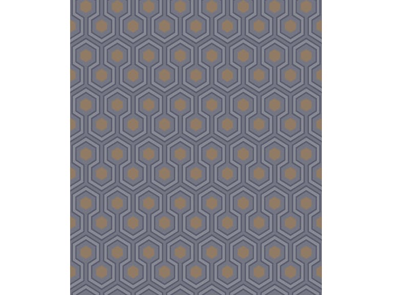Cole & Son WP: Contemporary Restyled Hicks' Hexagon 95/3015.CS.0 Dark Grey/Bronze