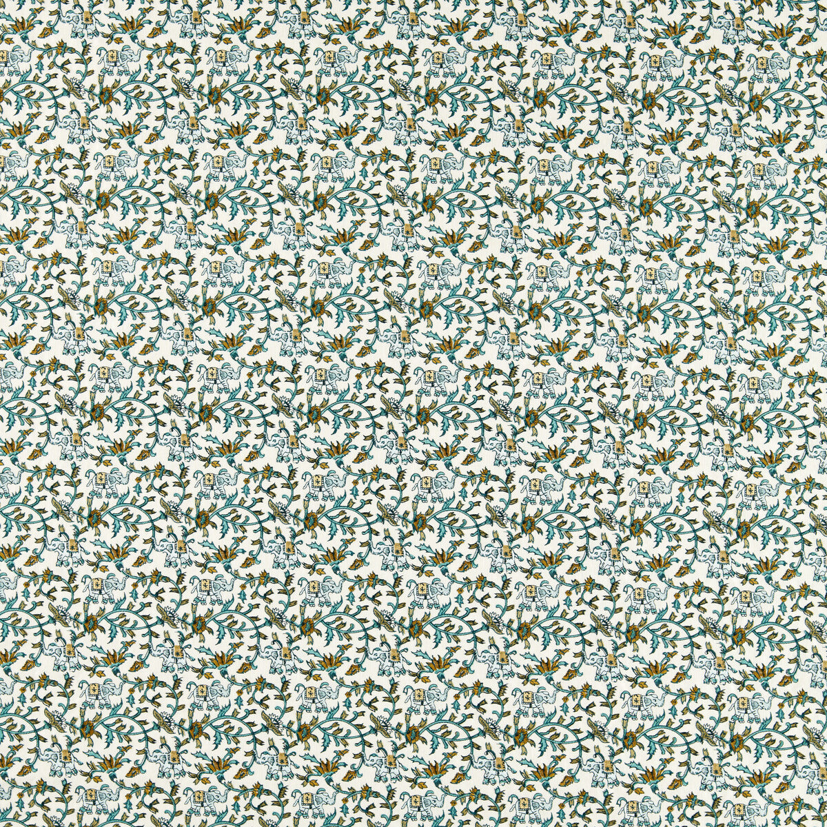 CLARKE AND CLARKE HATHI EMBROIDERY TEAL