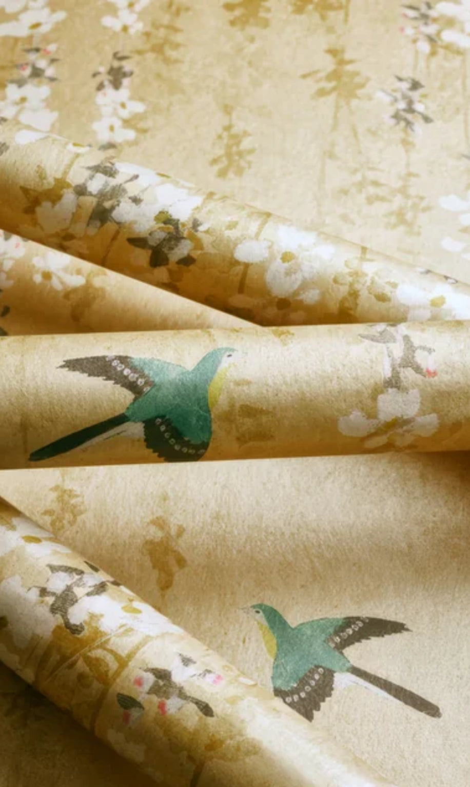 Thibaut: Blossom Mural (2 panels) TM24453 in Blue