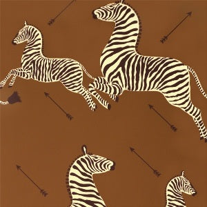 Scalamandre: Zebras Wallpaper SC 0003 WP81388M Safari Brown