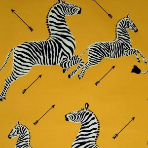 Scalamandre: Zebras Wallpaper SC 0006 WP81388M Yellow