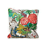 Schumacher: Chiang Mai Dragon 18" Pillow SO17327304 Alabaster