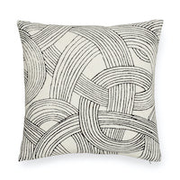 Schumacher: Freeform 20" Pillow SO17871105 Black