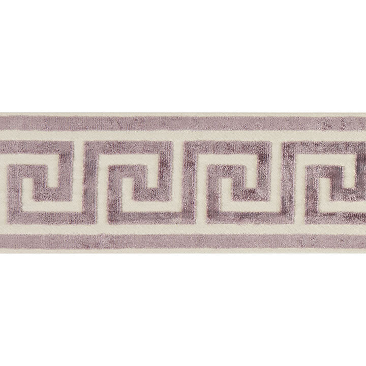 Scalamandre: Greek Key Velvet Tape SC 0004 T3279 Amethyst